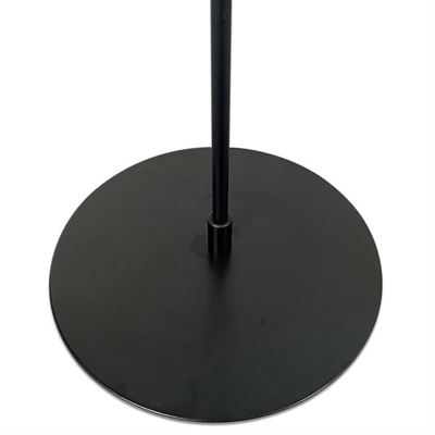 Design Stand, golvskylt med akrylhållare, vertikal A4, svart, 132cm hög