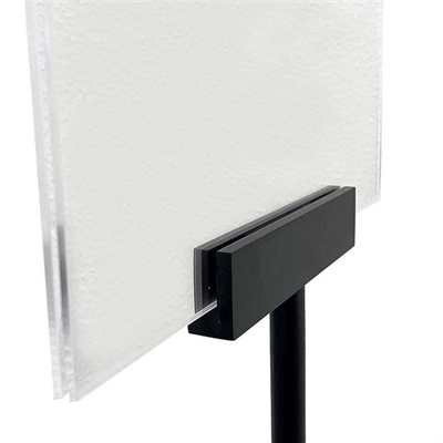 Design Stand, bordsskylt med akrylhållare vertikal A4, svart